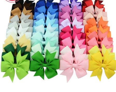 Wholesale Children Ribbon Bow Hair Clip