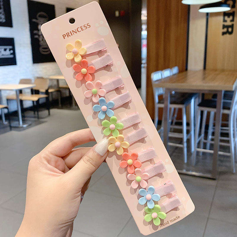 Hot Selling Children's Hairpin  Flower Baby  Fashion Colorful Fruit Hair Clips
