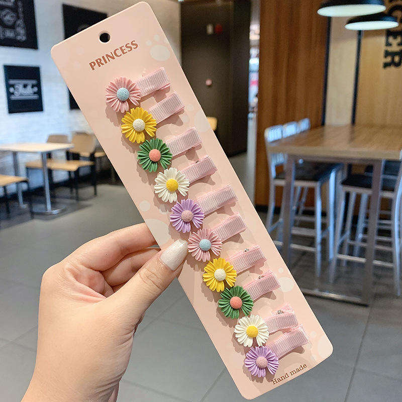 Hot Selling Children's Hairpin  Flower Baby  Fashion Colorful Fruit Hair Clips