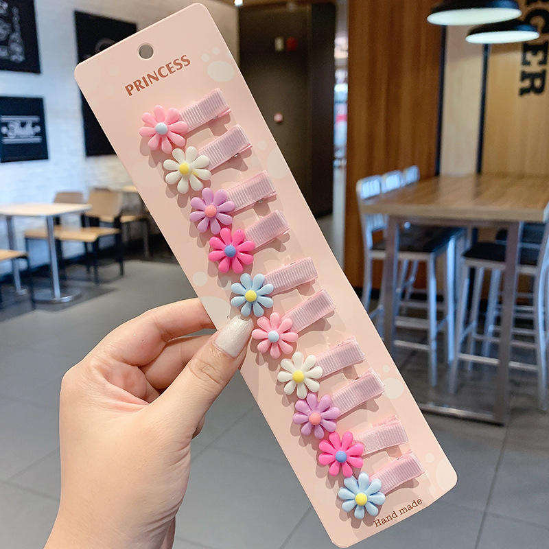 Hot Selling Children's Hairpin  Flower Baby  Fashion Colorful Fruit Hair Clips