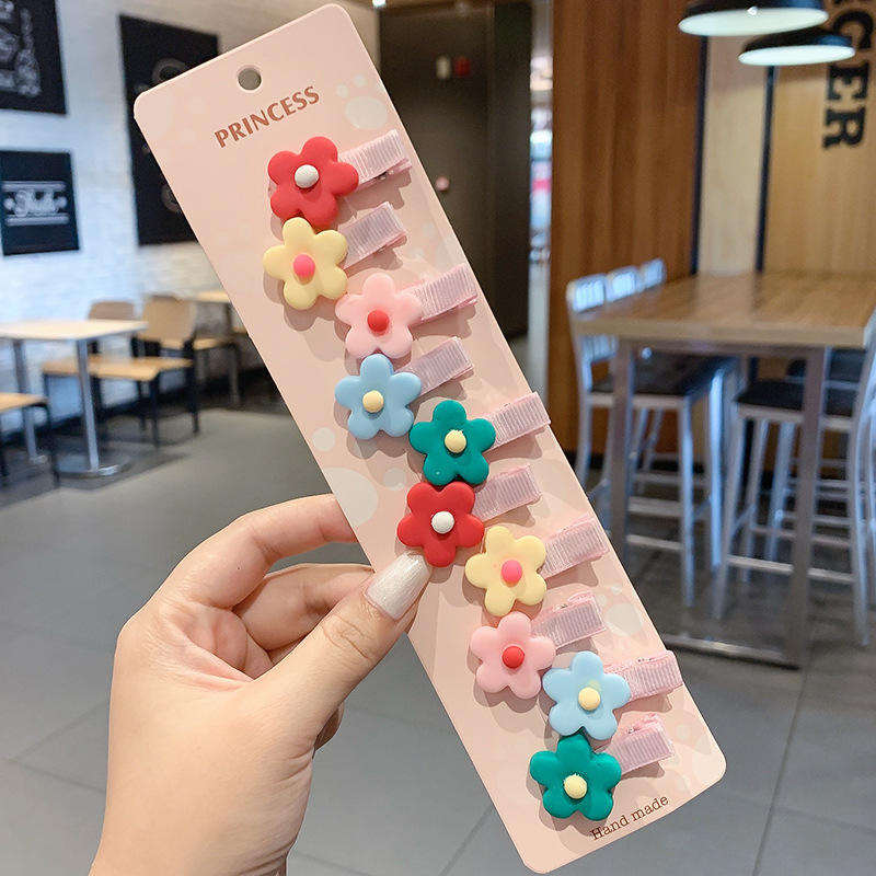 Hot Selling Children's Hairpin  Flower Baby  Fashion Colorful Fruit Hair Clips