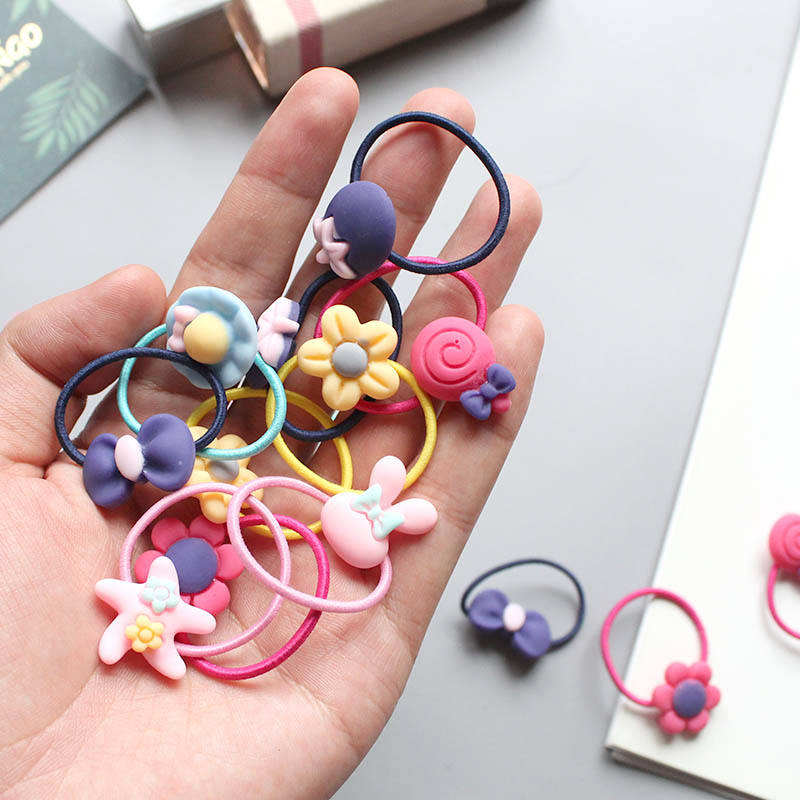 Hot Selling 20 Pack Custom logo High-quality Elastic Nylon Hair Bands