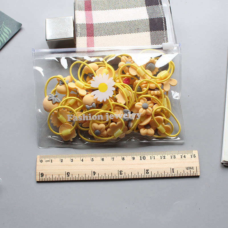 Hot Selling 20 Pack Custom logo High-quality Elastic Nylon Hair Bands