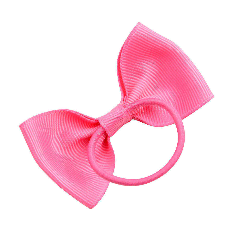 High Quality 2.75 Inch Headwear Solid Color Grosgrain Ribbon Bows
