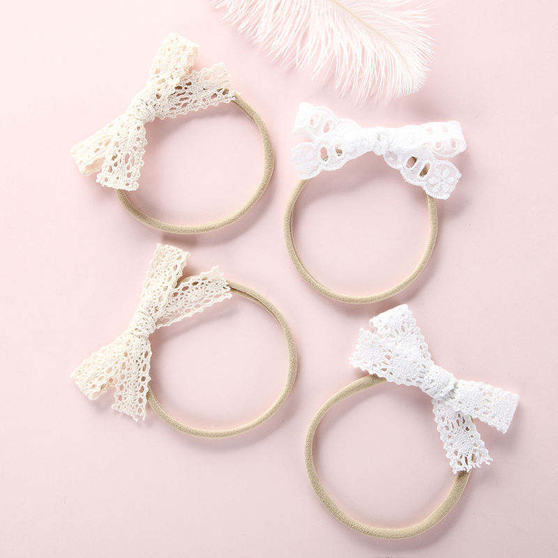 Baby Headband Elastic Newborn Girl Bows Headbands Kids Turban Hairband