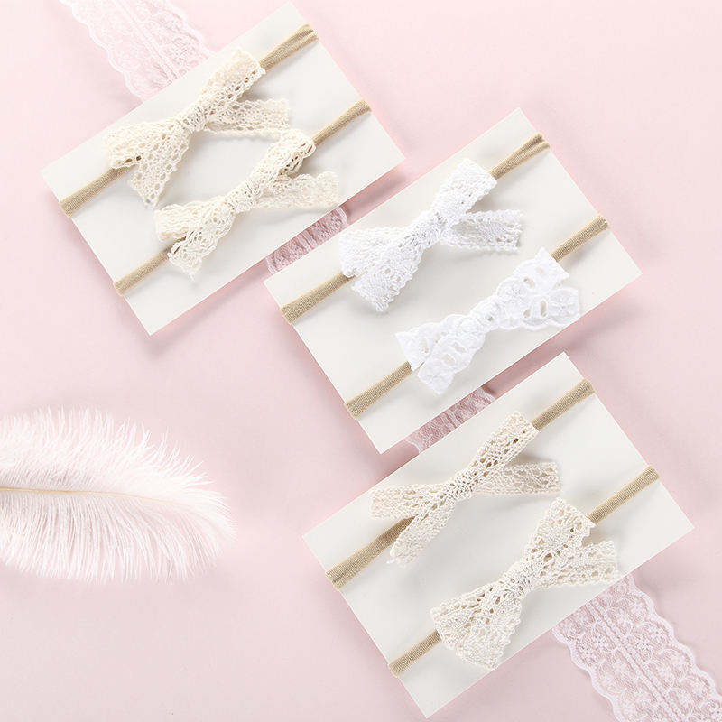 Baby Headband Elastic Newborn Girl Bows Headbands Kids Turban Hairband