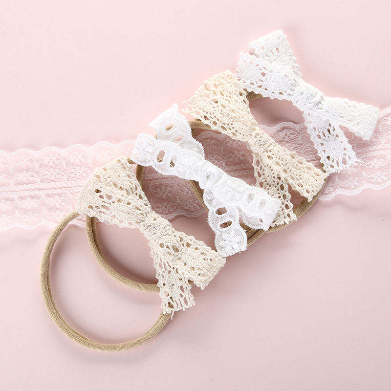 Baby Headband Elastic Newborn Girl Bows Headbands Kids Turban Hairband