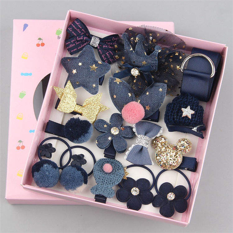 Hair Clip Set Cute Hair Accessories Girl Cartoon Headwear Bow
