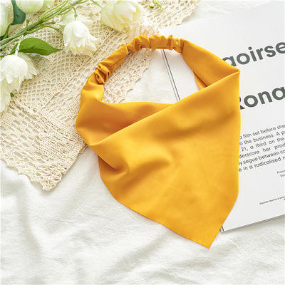 Amazon Hot Sale Triangle Headband Elastic Headband Scarf For Women