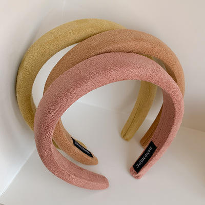 New Fashion Vintage Solid Color Lady Hairband Headband Turban For Women