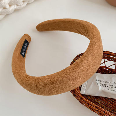 New Fashion Vintage Solid Color Lady Hairband Headband Turban For Women