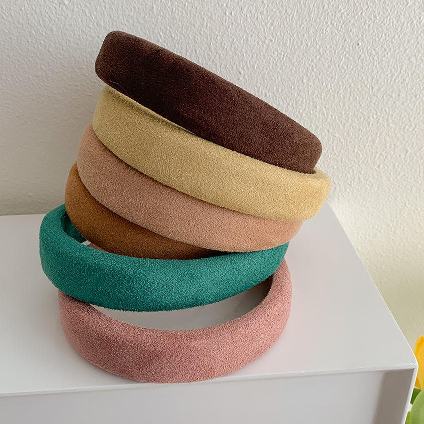 New Fashion Vintage Solid Color Lady Hairband Headband Turban For Women