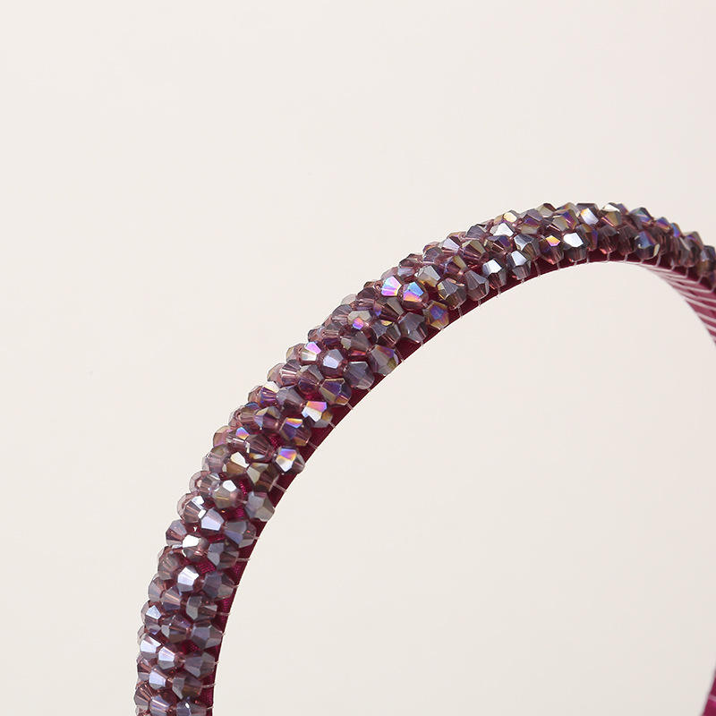 Fashion Bling Bling Double Rows Crystal Rhinestone Headband