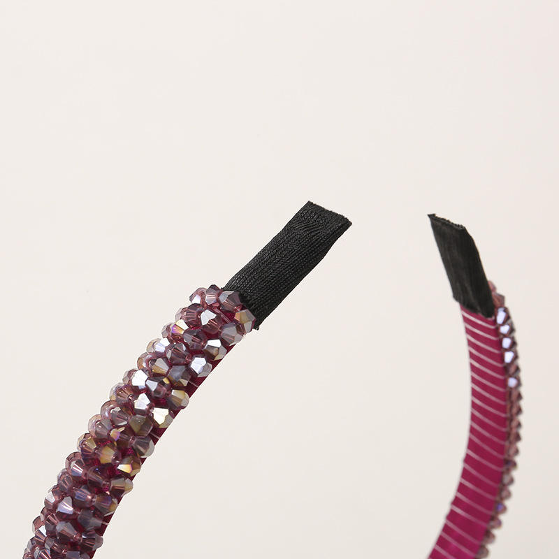 Fashion Bling Bling Double Rows Crystal Rhinestone Headband