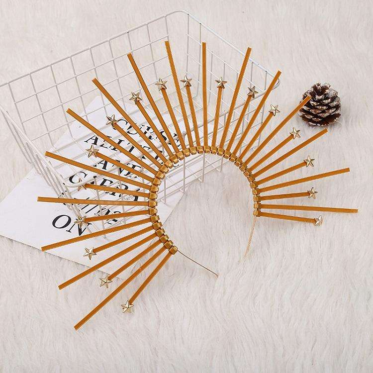 High Quality Virgin Goddess Halo Headband Halloween Exaggeration Crown