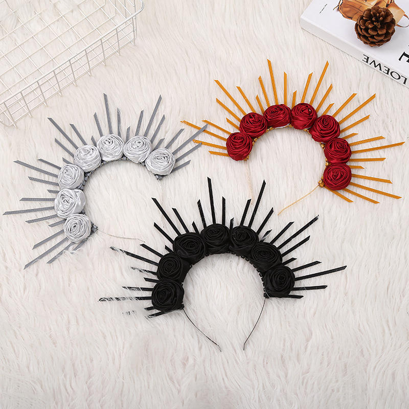 High Quality Virgin Goddess Halo Headband Halloween Exaggeration Crown
