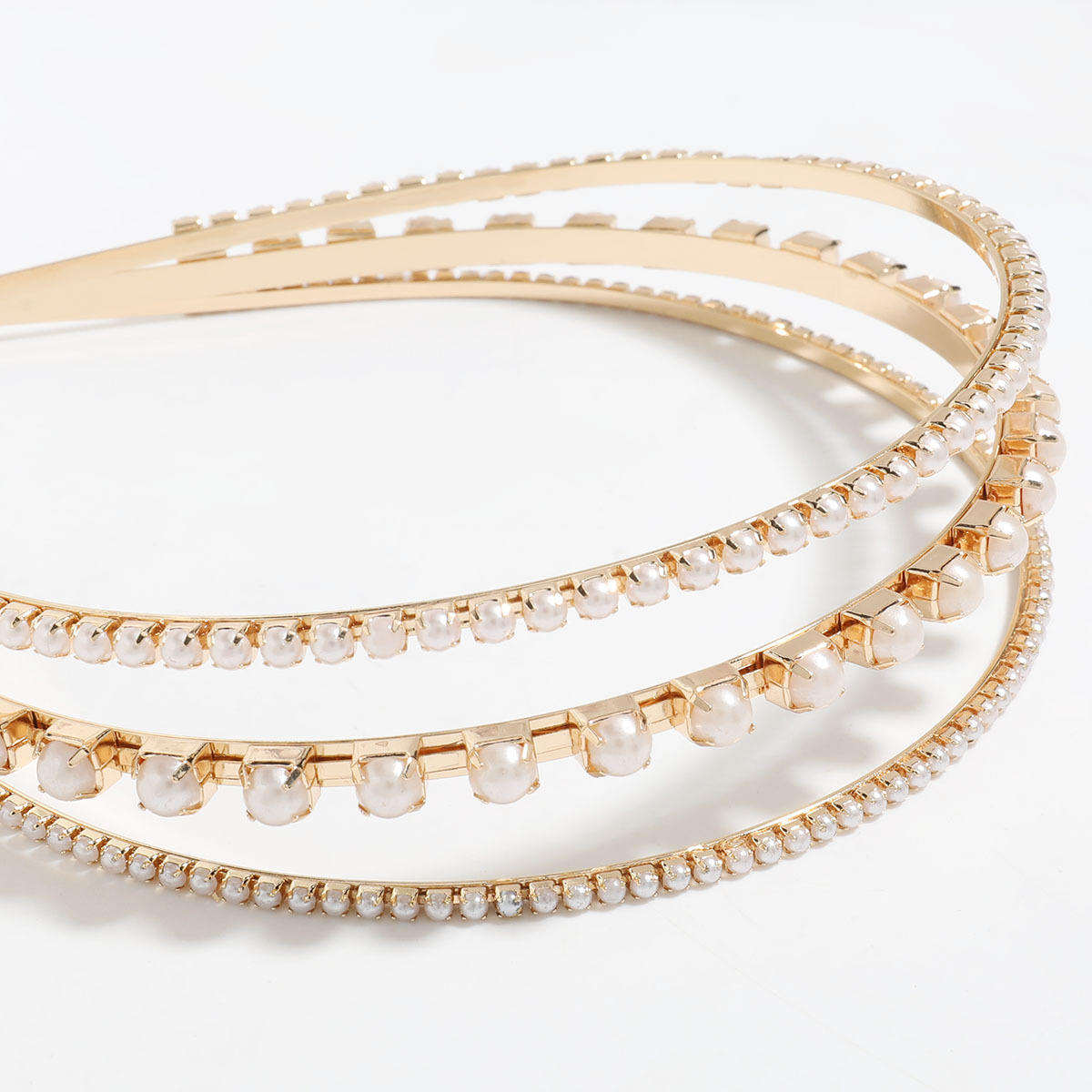 Hairband 2023 Spring New Design Luxury Handmade Baroque Pearl Rhinestone