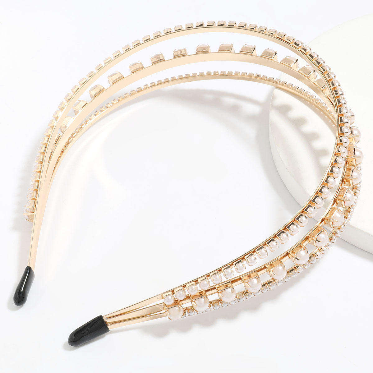 Hairband 2023 Spring New Design Luxury Handmade Baroque Pearl Rhinestone