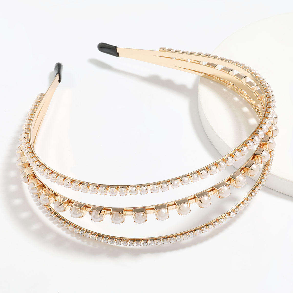 Hairband 2023 Spring New Design Luxury Handmade Baroque Pearl Rhinestone